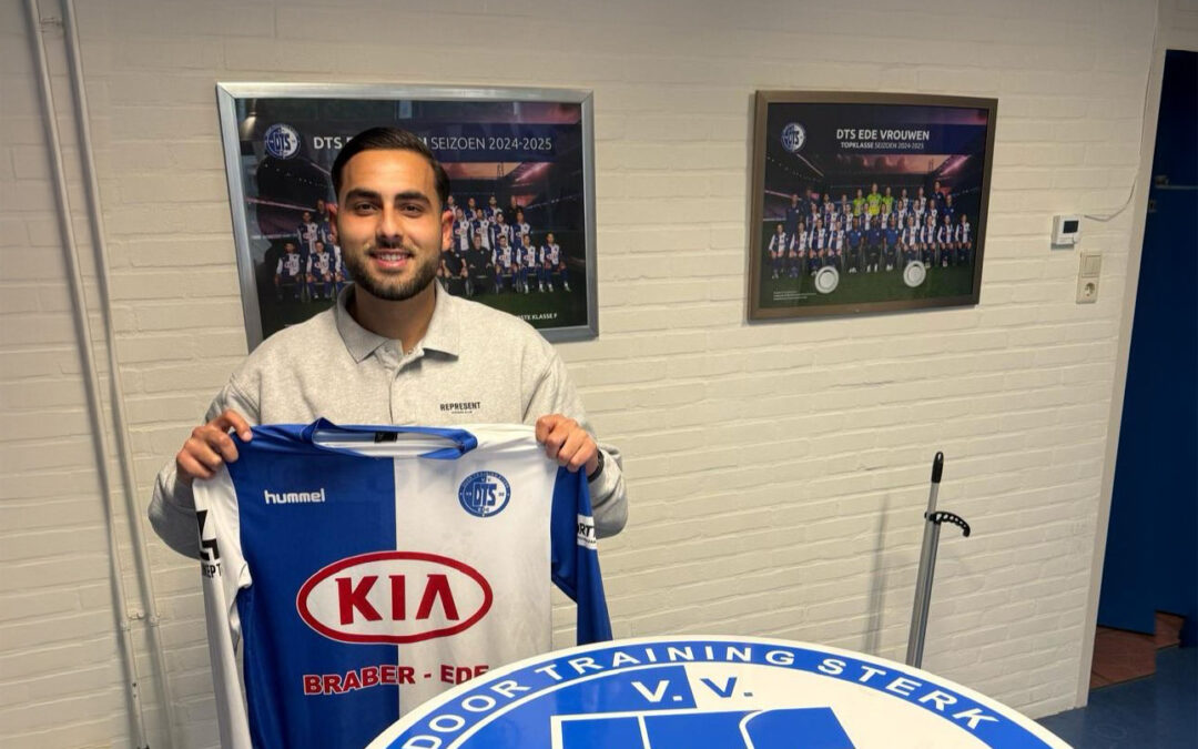 DTS Ede Inside 12 Cem Aydogan verdedigt komend seizoen de blauw-witte kleuren van DTS Ede